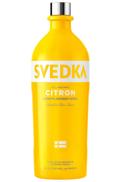 Svedka Citron Vodka 1.75L | Swedish Lemon-Lime Flavored – The