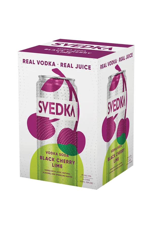 Svedka Vodka Soda Cherry Lime 4PK | 8% ABV RTD Cocktail – The
