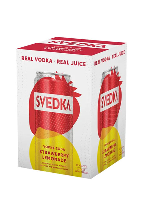 Svedka Vodka Soda Strawberry Lemonade