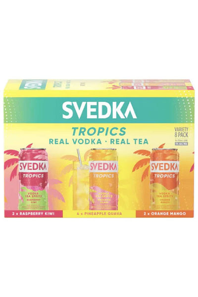 Svedka Vodka Tropics Variety Tea Spritz 8Pk | Real Tea – The