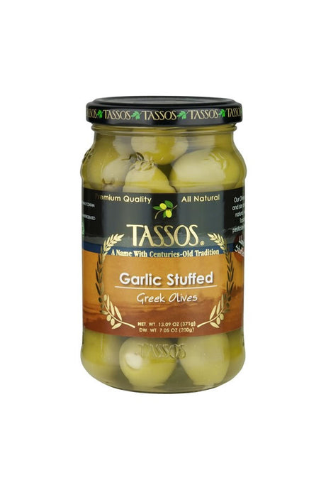 Tassos Garlic Stuffed Olives