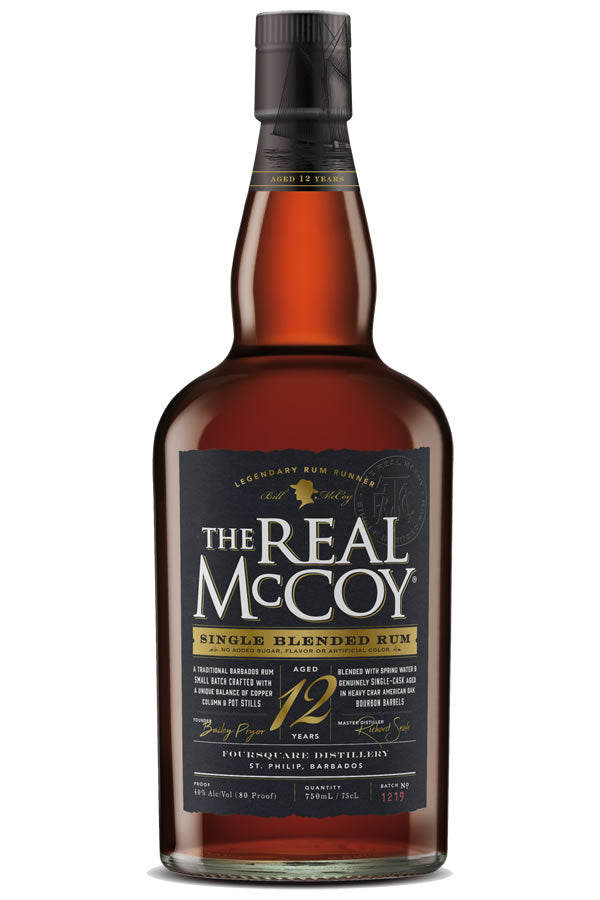 The Real McCoy 12 Year Barbados Rum