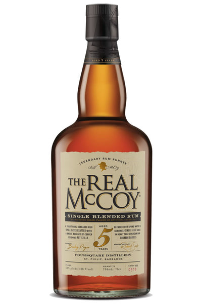 The Real McCoy 5 Year Barbados Rum 750ML | No Additives – The