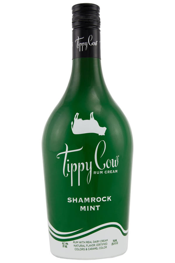 Tippy Cow Shamrock Mint 750ML | Mint Rum Cream Liqueur – The