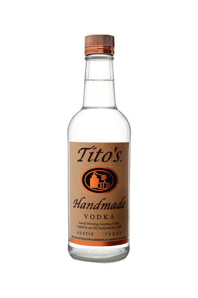 Tito's Handmade Vodka 375ML | Pot-Distilled Texas Corn Vodka – The
