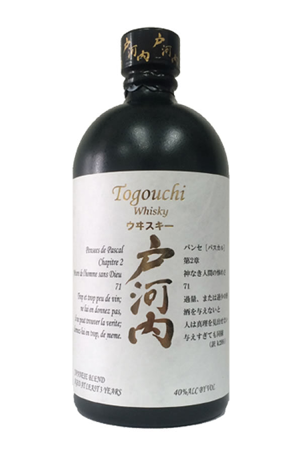 【カズ】Togouchi シングルモルトウイスキー JAPANESE Toguchi Japanese Whisky 750ML | Tunnel-Aged Blend – The Liquor Barn