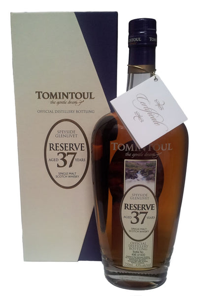 Tomintoul 37 Year Reserve 750ML | Aged Speyside Malt – The Liquor Barn