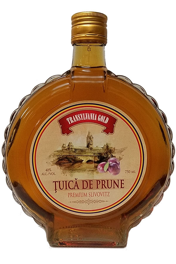 Transylvania Gold Slivovitz 750ML | Oak-Aged Romanian Plum Brandy