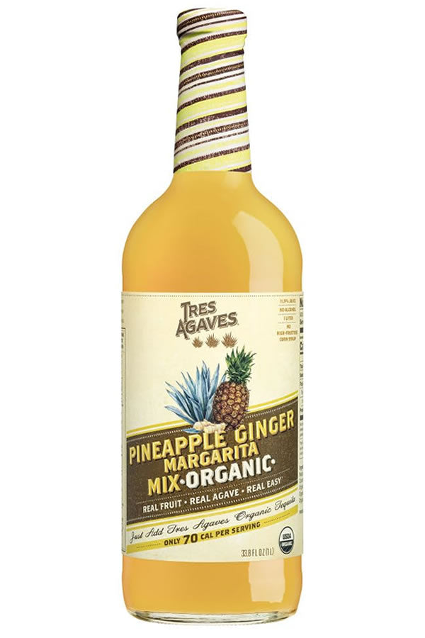 Tres Agaves Organic Pineapple Ginger Margarita Mix