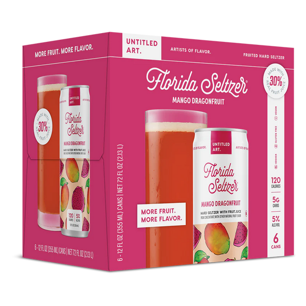 Untitled Art Florida Seltzer Mango Dragonfruit 6Pk | 5% ABV – The