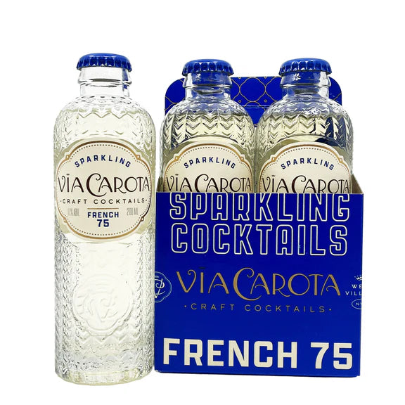 Via Carota French 75 4-Pack | Award-Winning RTD Cocktail – The