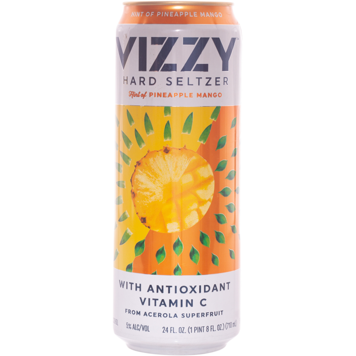 Vizzy Pineapple Mango Hard Seltzer 24oz | Vitamin C Seltzer – The ...