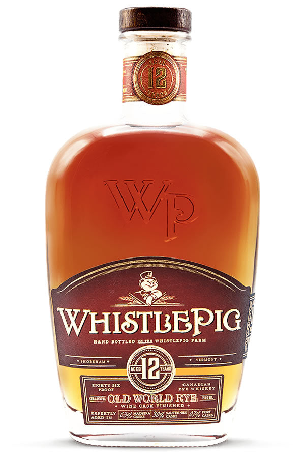 WhistlePig Old World 12 Year Rye 750ML | Triple Cask Finish – The