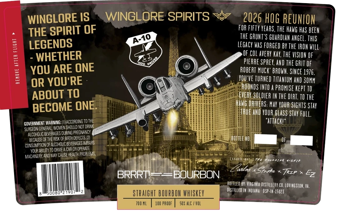 Winglore BRRT! A10 Bourbon 750ML