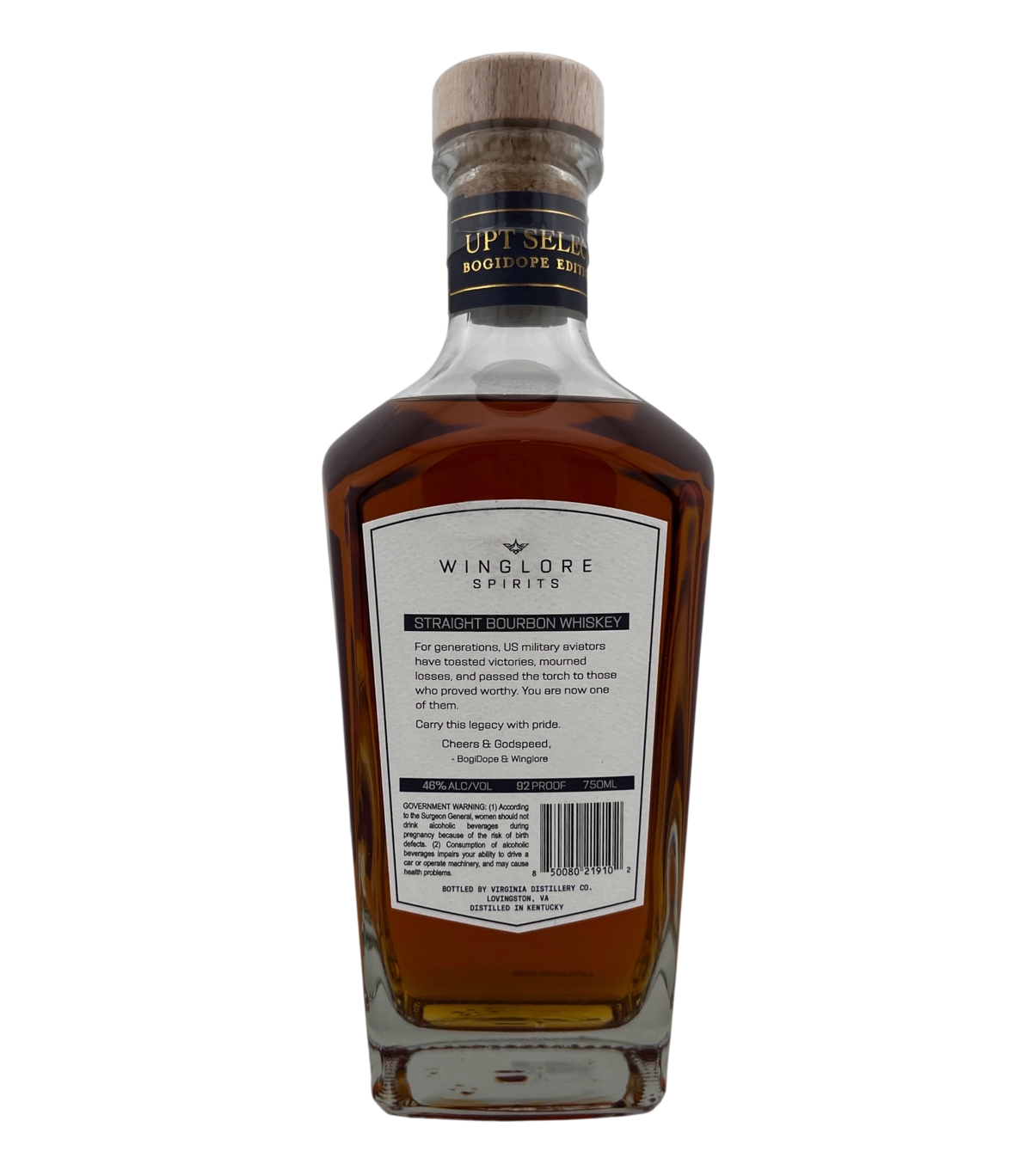 Winglore Bogey Dope UPT Bourbon 750ML