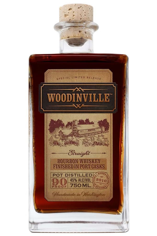 Woodinville Bourbon Whiskey Finished in Port Casks