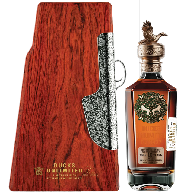 World Whiskey Society Ducks Unlimited 10 Year Bourbon 750ML - Bourbon | Shop Online at The Liquor Barn