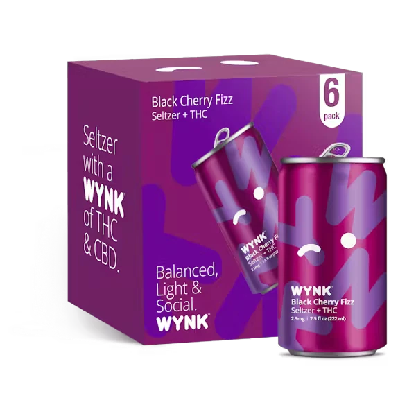 Wynk Black Cherry 2.5MG THC 6Pk