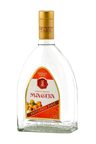 Zaric Magija Apricot Brandy 750ML | Serbian Copper Pot Still – The