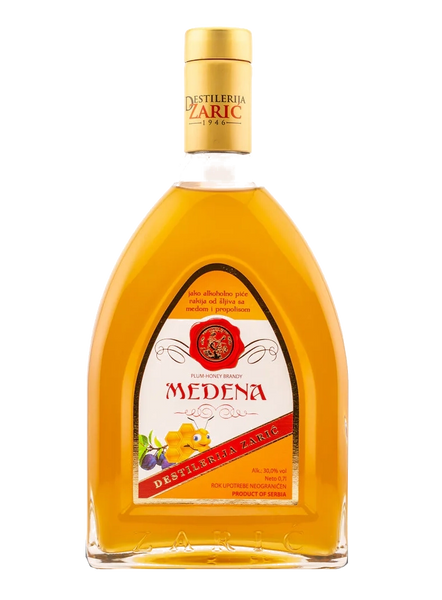 Zaric Medena Liqueur 750ML | Serbian Honey Plum Brandy – The