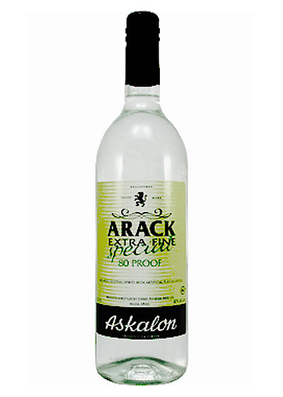 arakan  Askalon 80 Proof Arak 750ML | Kosher Israeli Anise Spirit – The