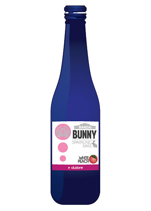 Banzai Bunny Sparkling White Peach Sake