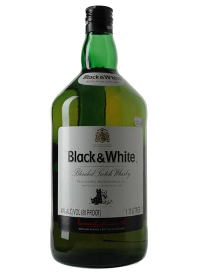 Black & White Blended Scotch 1.75L – The Liquor Barn