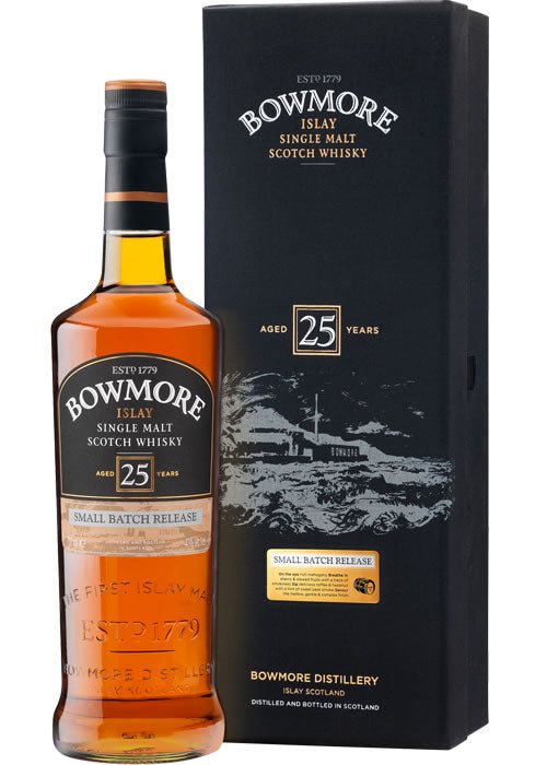 Bowmore 25 Year 750ML | Islay Single Malt Scotch Whisky – The