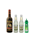 Dark 'n Stormy Kit: Goslings Black Seal Rum, two Fever-Tree Premium Ginger Beer 500ML and Master of Mixes lime juice
