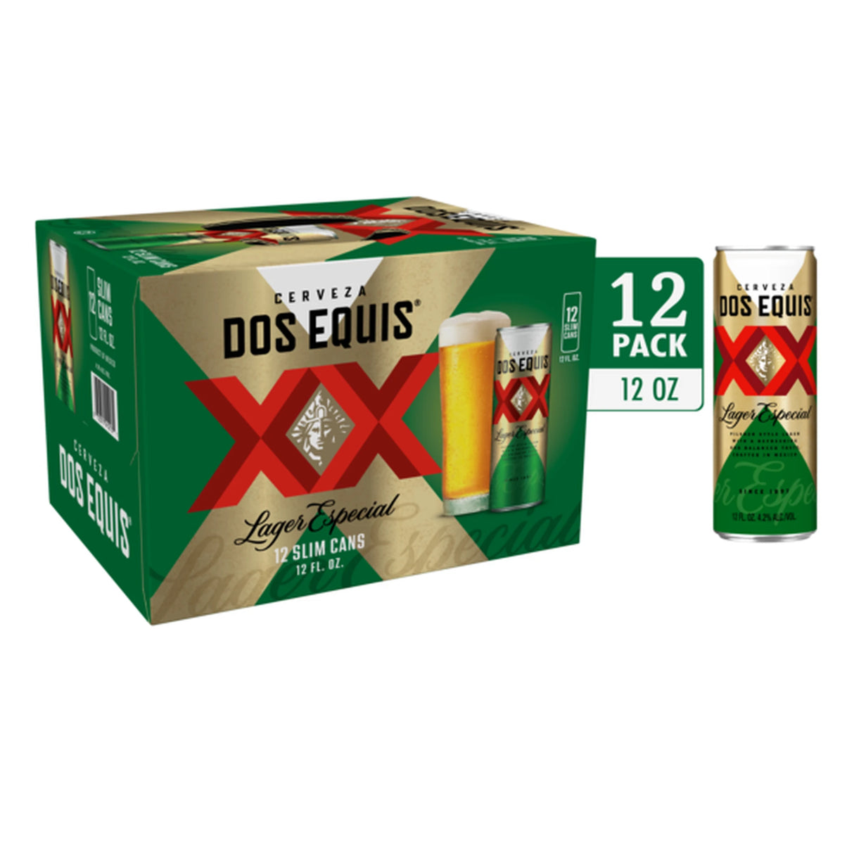Dos Equis Lager 12Pk Cans bottle | Buy at Liquor Barn
