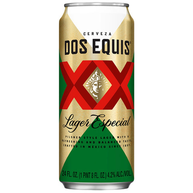 Dos Equis Lager 24OZ Can bottle | Buy at Liquor Barn