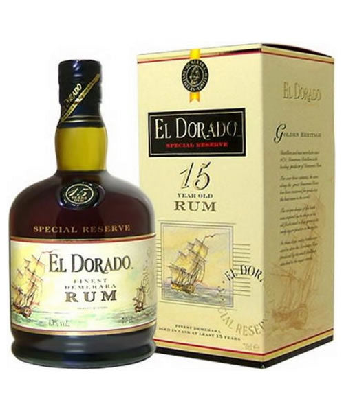 El Dorado 15 Year Rum 750ML | Award-Winning Guyanese Rum – The
