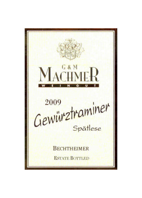 G&M Machmer Gewurtztraminer Spatlese