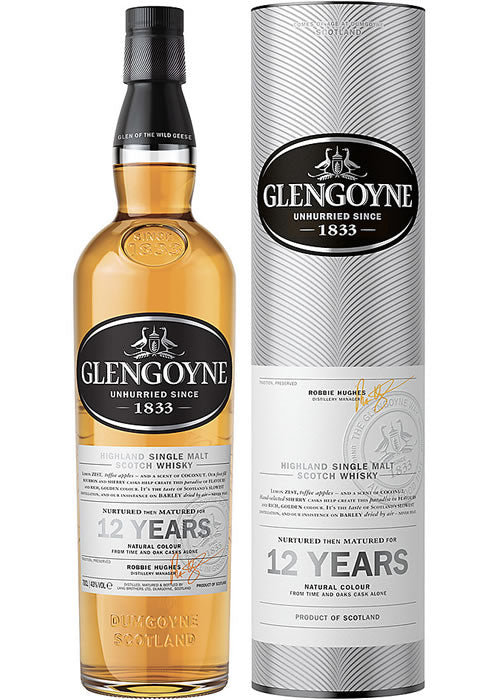 Glengoyne 12 Year Scotch 750ML | Slow-Distilled Highland – The