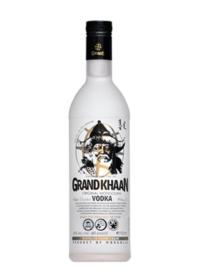Grand Khann Vodka 750ml | Mongolian Triple-Distilled Wheat – The