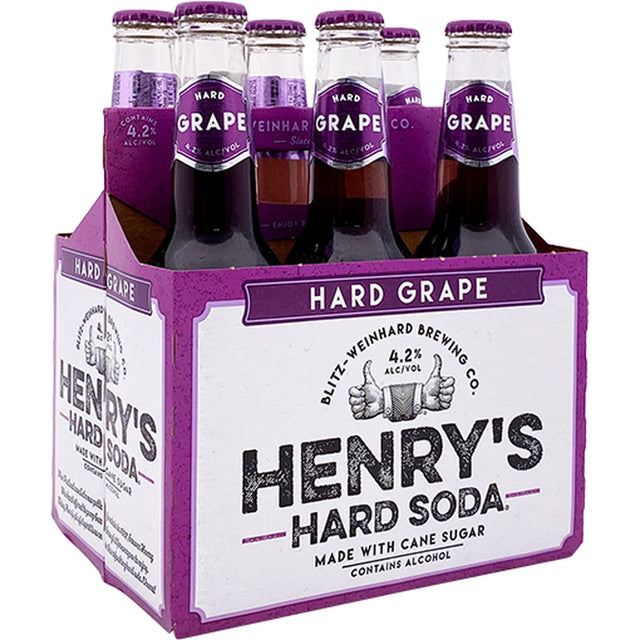 Henry's Hard Grape Soda 6Pk bottle | Buy at Liquor Barn