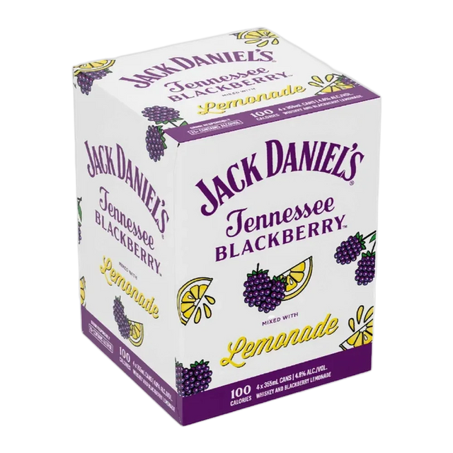 Jack Daniel's Blackberry & Lemonade 4PK bottle | Buy at Liquor Barn