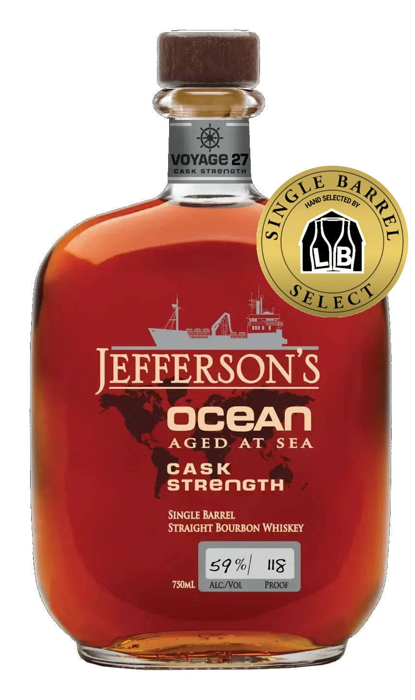 Jefferson's Ocean Aged Cask Strength Liquor Barn Single Barrel 750ML