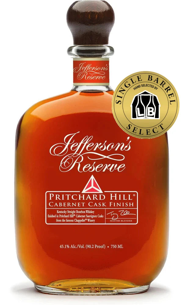 Jefferson's Reserve Pritchard Hill Liquor Barn Single Barrel Bourbon 750ML