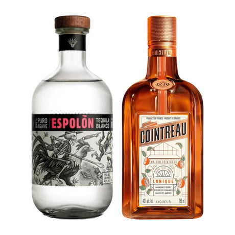 Margarita Kit: Espolon Blanco tequila and Cointreau