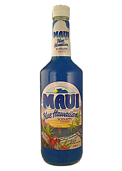 Maui Blue Hawaiian Schnapps 1L | Tropical Liqueur 15% ABV – The