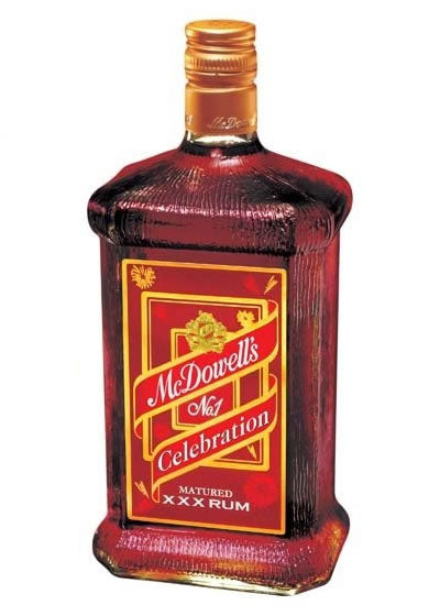 McDowell's Celebration Rum 750ML | Indian Molasses Rum 42.8% – The