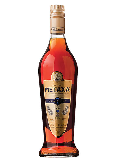 Metaxa 7 Star 750ml | Greek Brandy Aged 7 Years in Oak – The