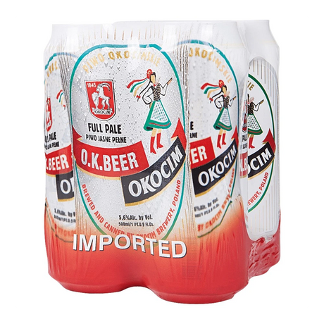 Okocim 4Pk Cans bottle | Buy at Liquor Barn
