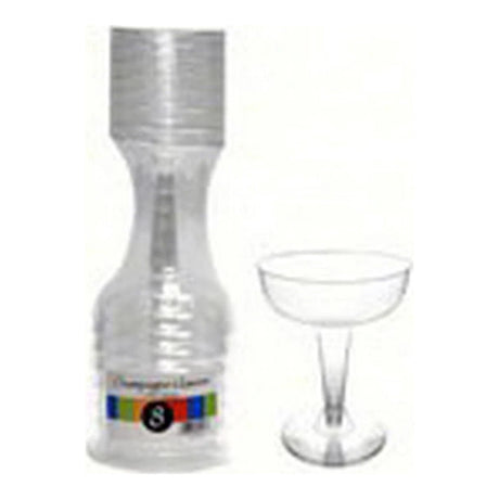 Party Essentials Plastic Champagne Glasses 8PK | Buy at Liquor Barn