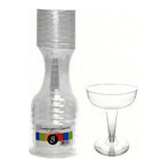 Party Essentials Plastic Champagne Glasses 8PK | Buy at Liquor Barn