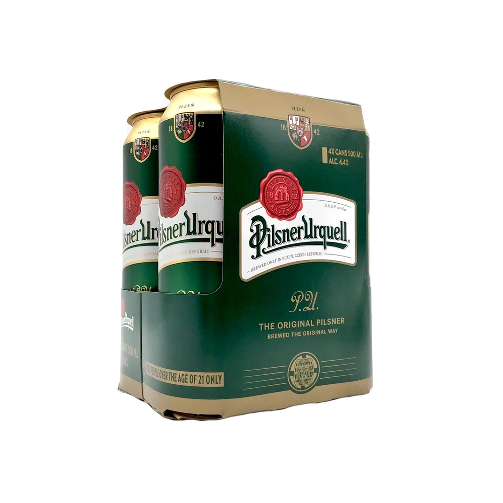 Pilsner Urquell 4Pk Cans bottle | Buy at Liquor Barn