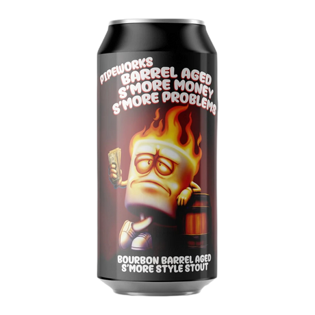 Pipeworks Bourbon Barrel Aged S'More Money, S'More Problems 16OZ bottle | Buy at Liquor Barn
