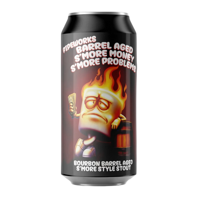 Pipeworks Bourbon Barrel Aged S'More Money, S'More Problems 16OZ bottle | Buy at Liquor Barn