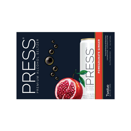 Press Seltzer Pomegranate Ginger 12Pk bottle | Buy at Liquor Barn